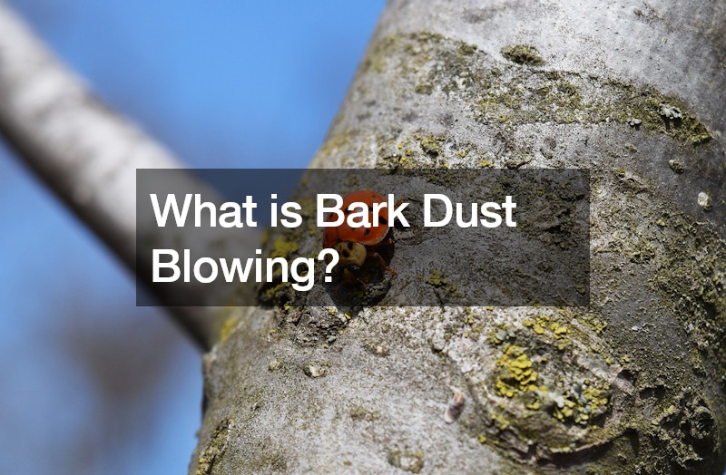 What is Bark Dust Blowing?