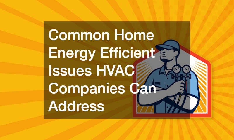 Common Home Energy Efficient Issues HVAC Companies Can Address