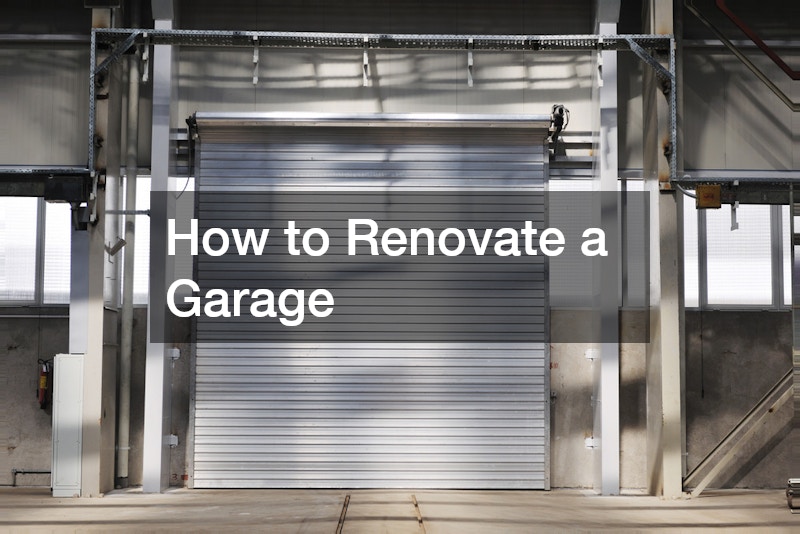 How to Renovate a Garage