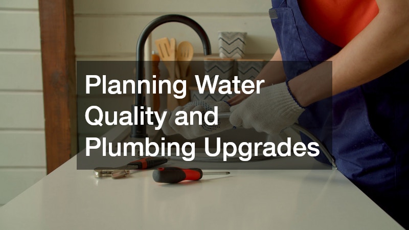 Planning Water Quality and Plumbing Upgrades