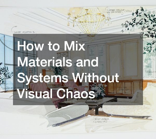 How to Mix Materials and Systems Without Visual Chaos