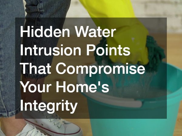 Hidden Water Intrusion Points That Compromise Your Home’s Integrity