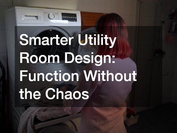 Smarter Utility Room Design: Function Without the Chaos