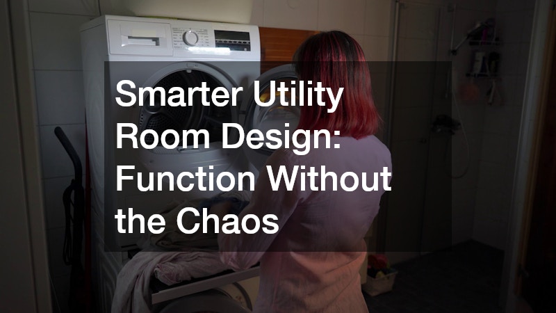 Smarter Utility Room Design: Function Without the Chaos